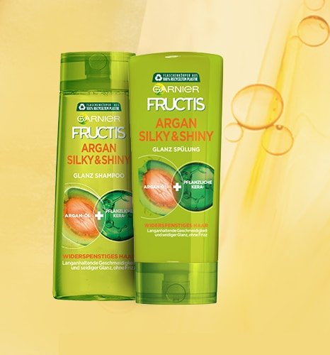 Fructis Argan SIlky & Shiny - Produktabbildungen